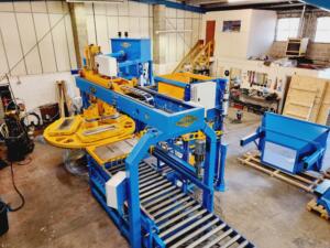 Three station wet press machine